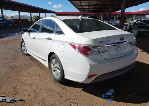 2013 Hyundai Sonata Hybrid из США, поврежденный, VIN KMHEC4A42DA088194